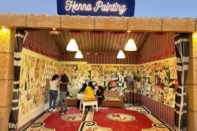 Desert Safari – Pickup Option – 55 AED - Henna Painting